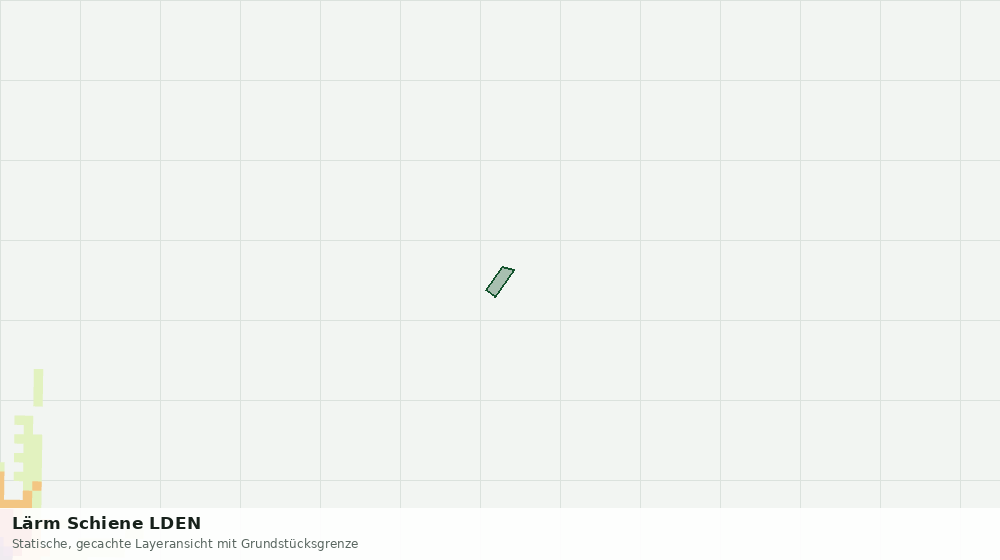 Statische Kartenansicht: Lärm Schiene LDEN