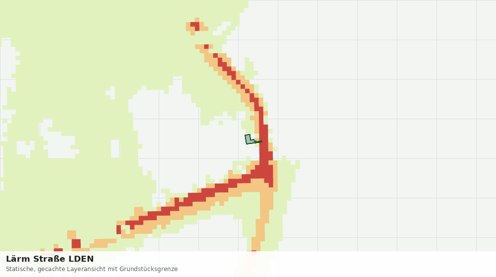 Statische Kartenansicht: Lärm Straße LDEN