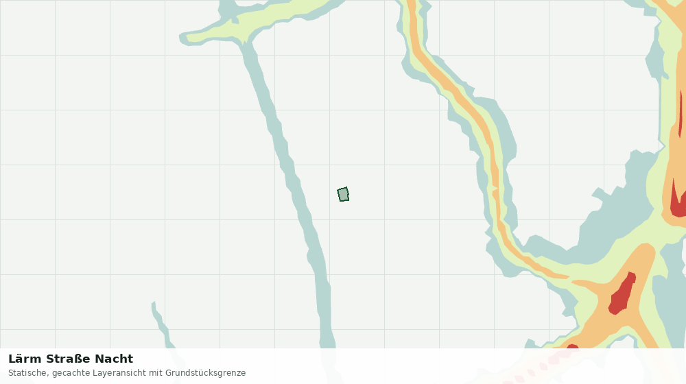 Statische Kartenansicht: Lärm Straße Nacht