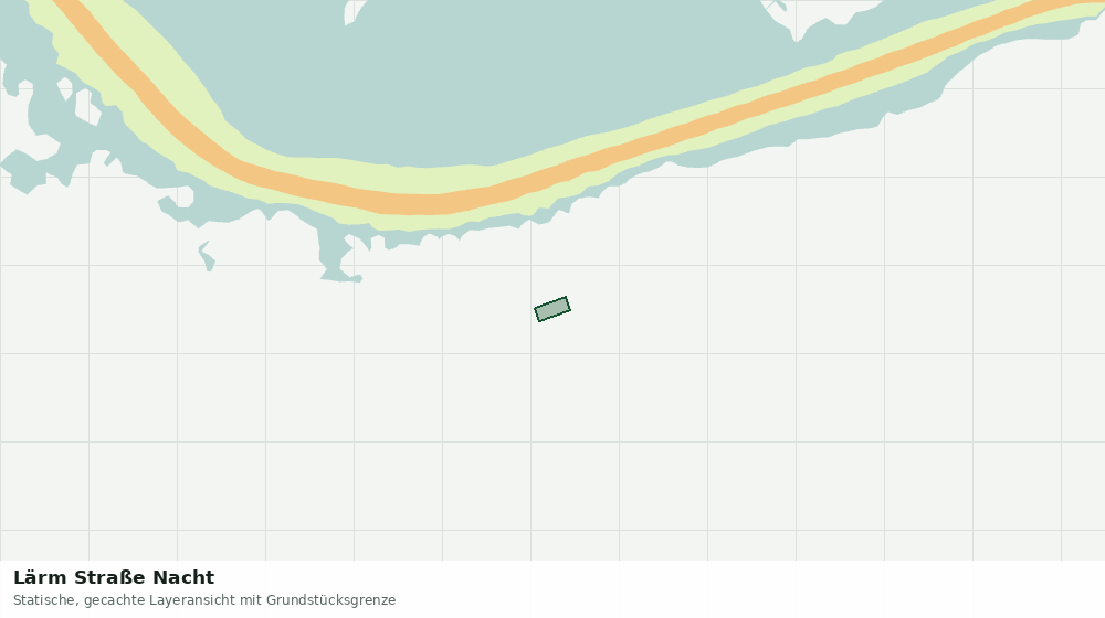 Statische Kartenansicht: Lärm Straße Nacht