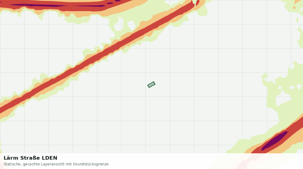 Statische Kartenansicht: Lärm Straße LDEN