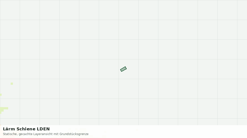 Statische Kartenansicht: Lärm Schiene LDEN