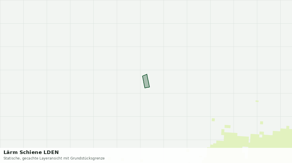 Statische Kartenansicht: Lärm Schiene LDEN