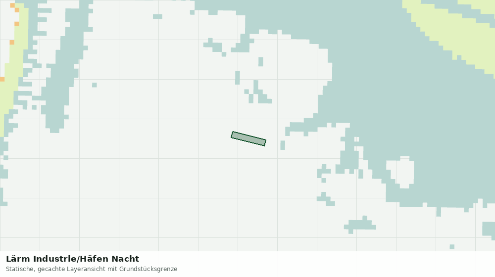 Statische Kartenansicht: Lärm Industrie/Häfen Nacht
