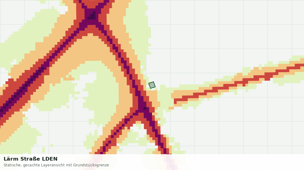 Statische Kartenansicht: Lärm Straße LDEN