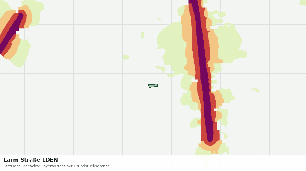 Statische Kartenansicht: Lärm Straße LDEN