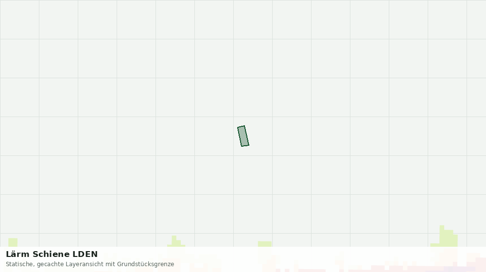 Statische Kartenansicht: Lärm Schiene LDEN