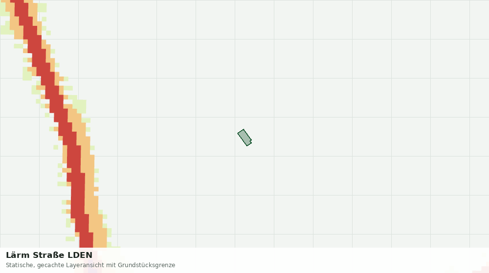 Statische Kartenansicht: Lärm Straße LDEN