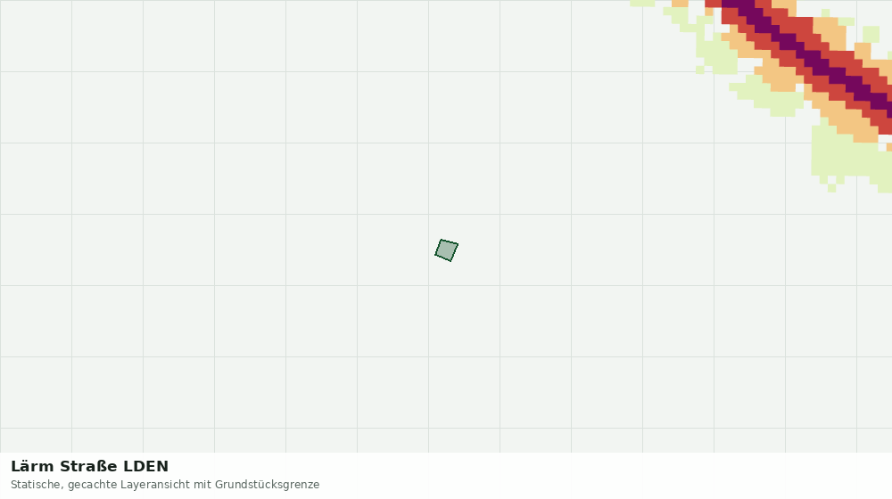 Statische Kartenansicht: Lärm Straße LDEN