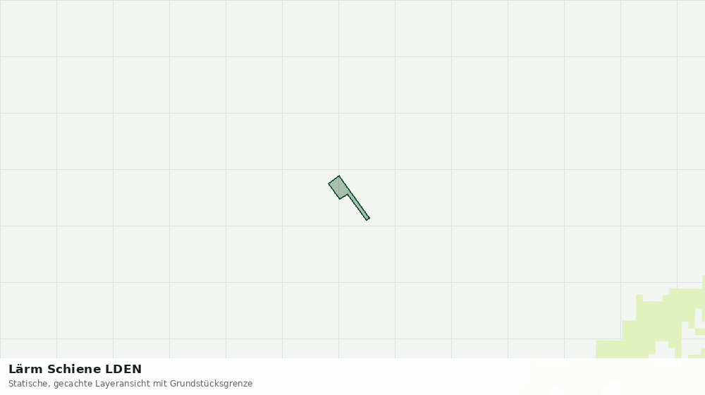 Statische Kartenansicht: Lärm Schiene LDEN