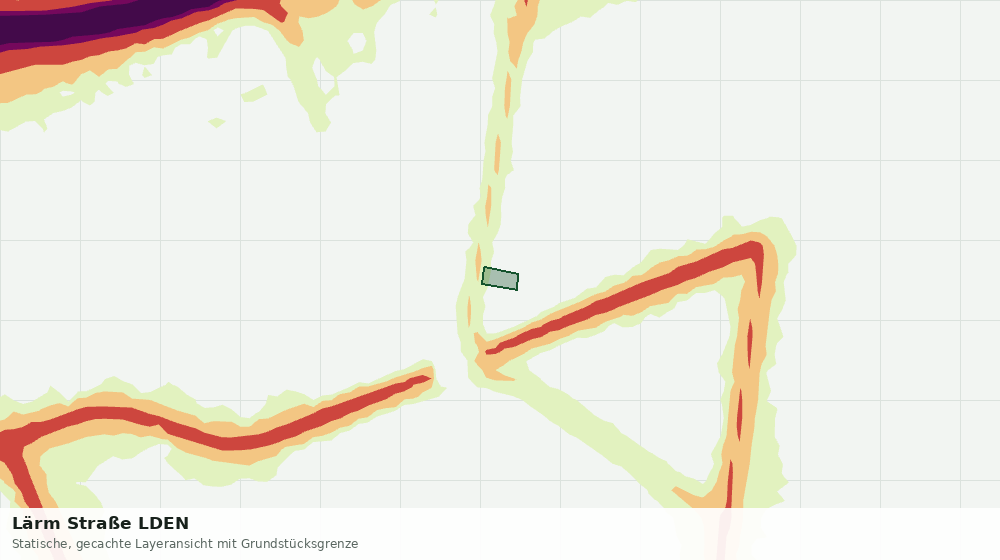 Statische Kartenansicht: Lärm Straße LDEN
