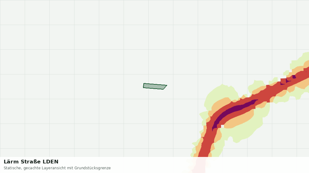 Statische Kartenansicht: Lärm Straße LDEN