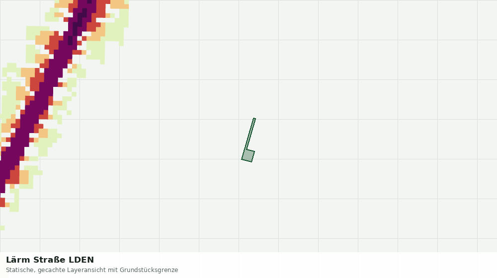 Statische Kartenansicht: Lärm Straße LDEN