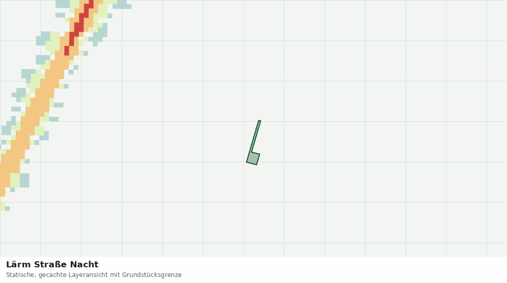 Statische Kartenansicht: Lärm Straße Nacht