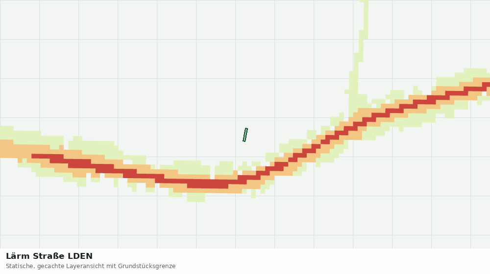 Statische Kartenansicht: Lärm Straße LDEN