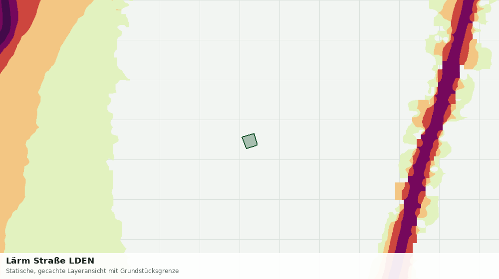 Statische Kartenansicht: Lärm Straße LDEN