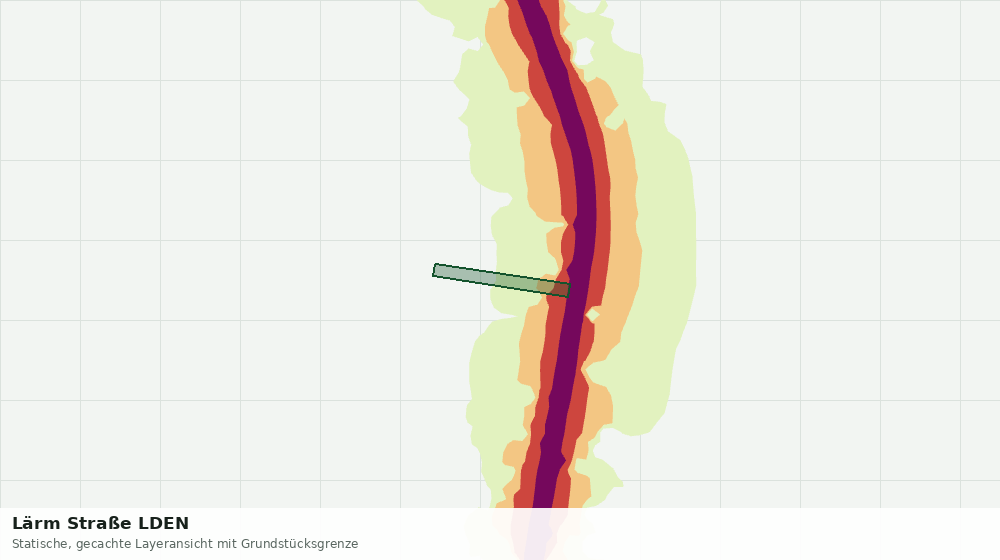 Statische Kartenansicht: Lärm Straße LDEN