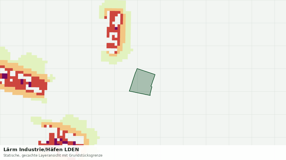 Statische Kartenansicht: Lärm Industrie/Häfen LDEN