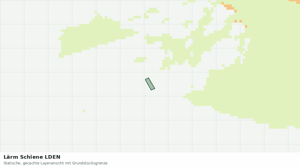 Statische Kartenansicht: Lärm Schiene LDEN