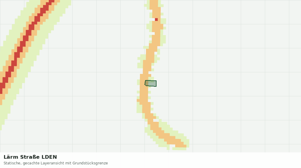 Statische Kartenansicht: Lärm Straße LDEN