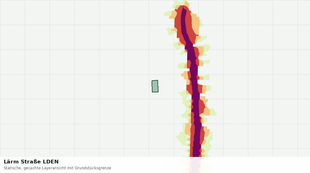Statische Kartenansicht: Lärm Straße LDEN