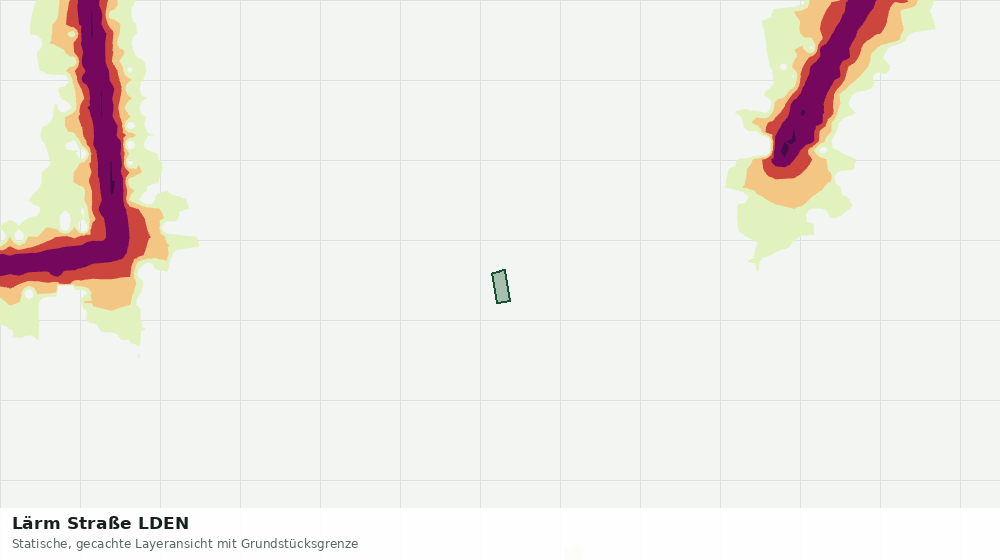 Statische Kartenansicht: Lärm Straße LDEN