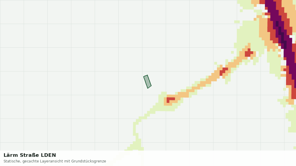 Statische Kartenansicht: Lärm Straße LDEN