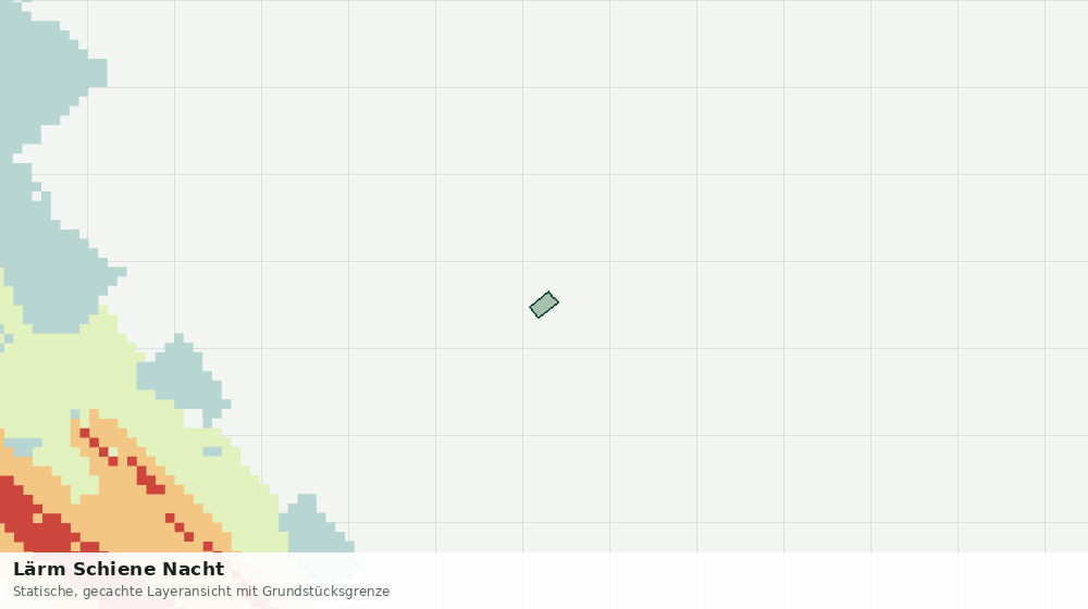 Statische Kartenansicht: Lärm Schiene Nacht