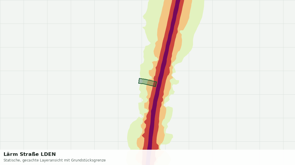 Statische Kartenansicht: Lärm Straße LDEN
