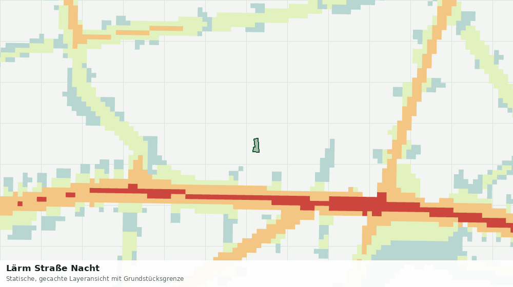 Statische Kartenansicht: Lärm Straße Nacht