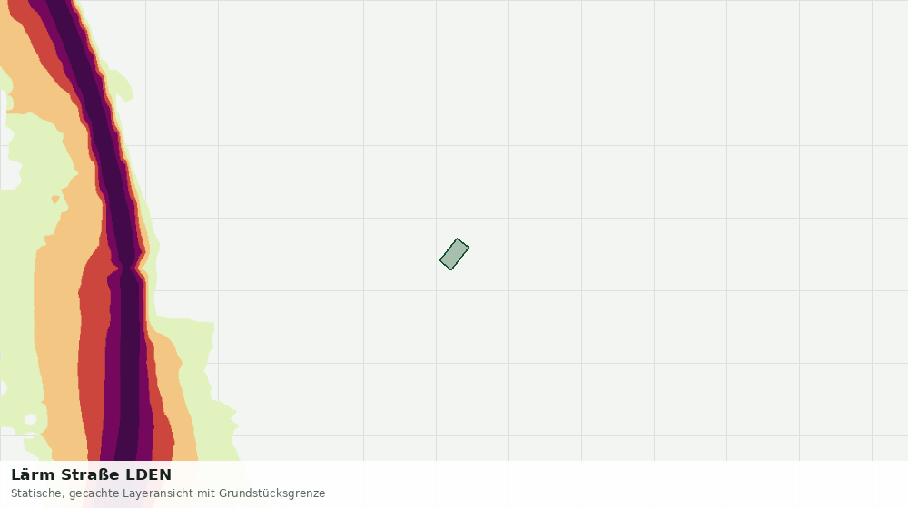 Statische Kartenansicht: Lärm Straße LDEN