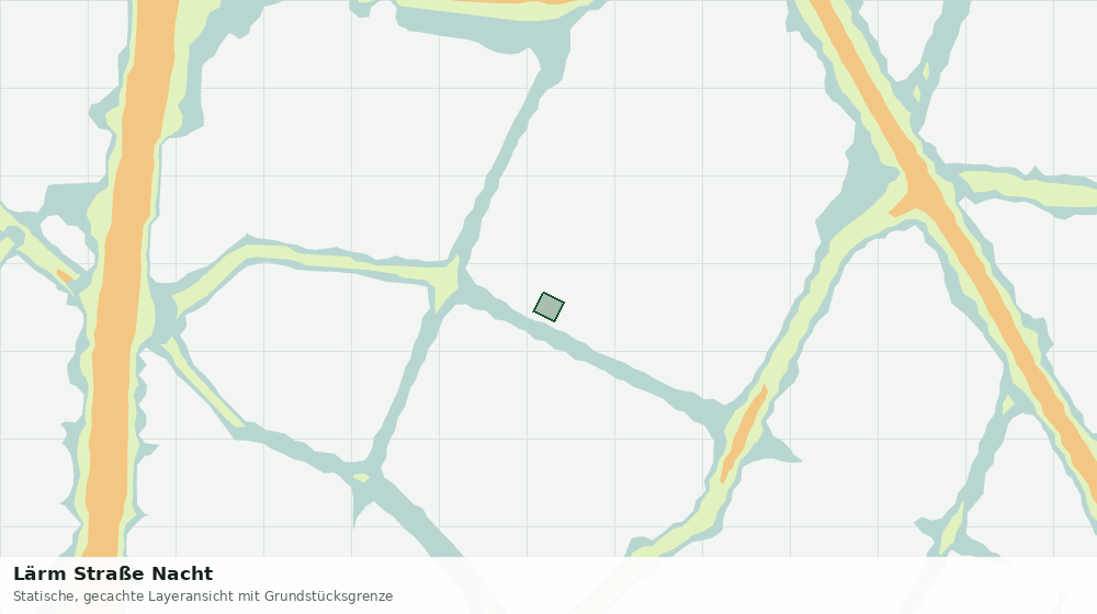 Statische Kartenansicht: Lärm Straße Nacht