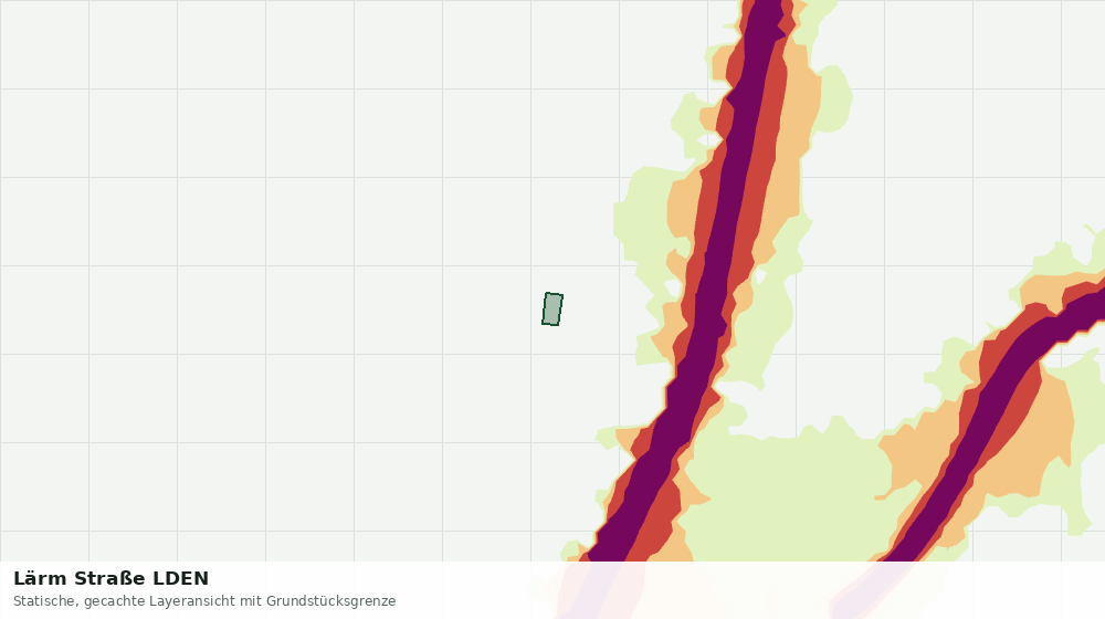 Statische Kartenansicht: Lärm Straße LDEN