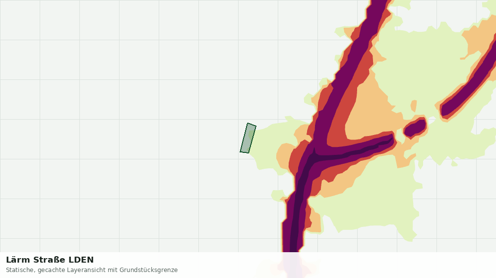 Statische Kartenansicht: Lärm Straße LDEN
