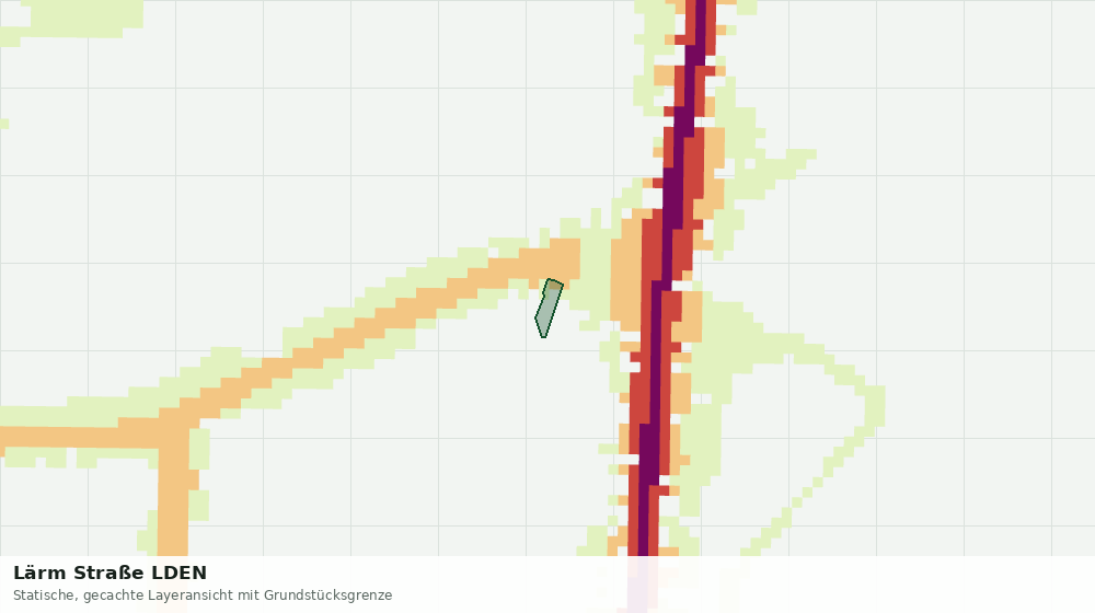 Statische Kartenansicht: Lärm Straße LDEN