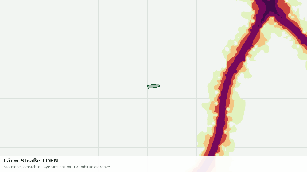 Statische Kartenansicht: Lärm Straße LDEN