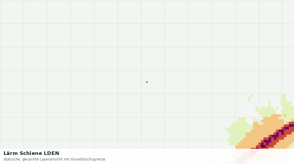 Statische Kartenansicht: Lärm Schiene LDEN