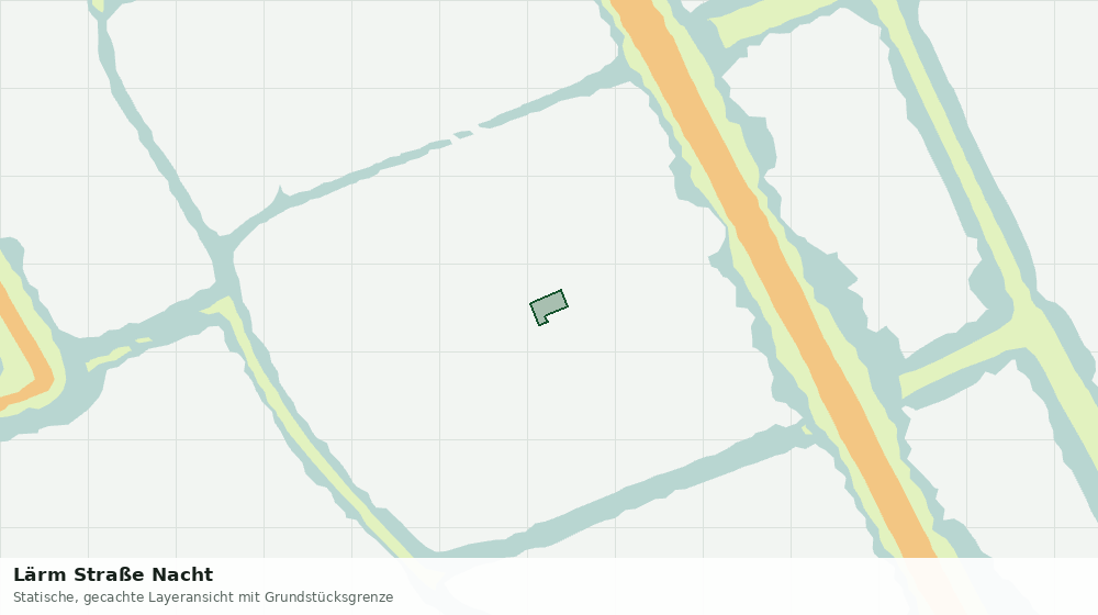 Statische Kartenansicht: Lärm Straße Nacht
