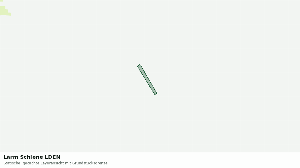 Statische Kartenansicht: Lärm Schiene LDEN