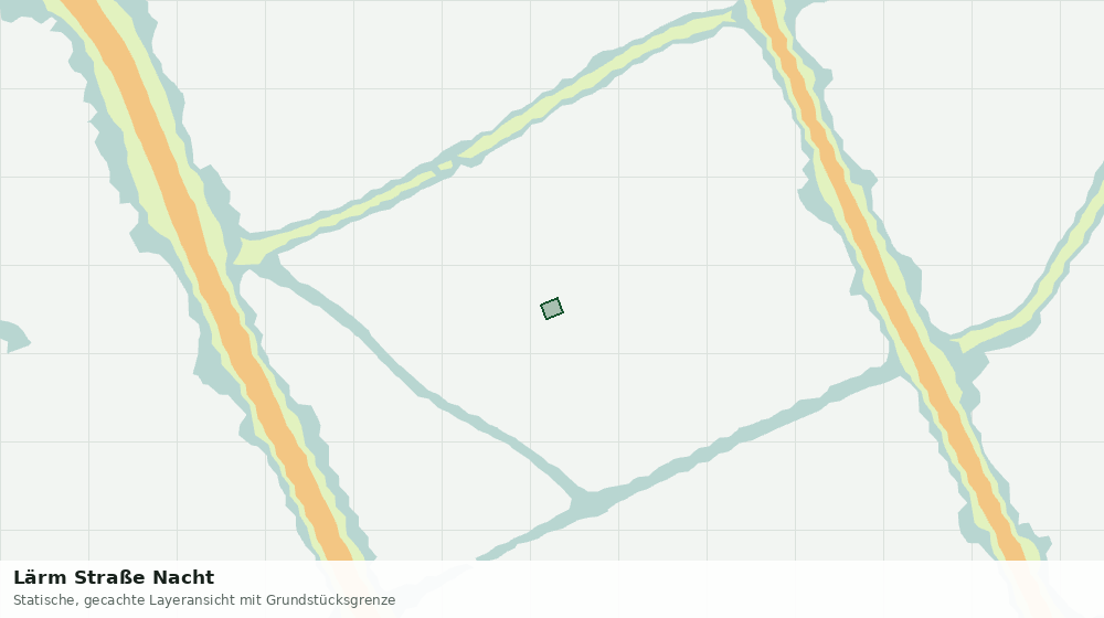 Statische Kartenansicht: Lärm Straße Nacht