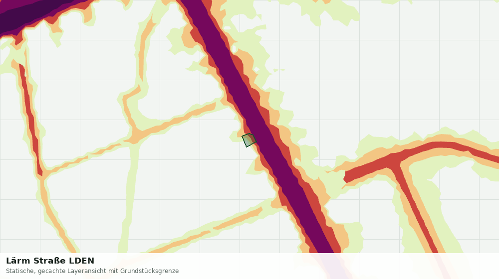 Statische Kartenansicht: Lärm Straße LDEN