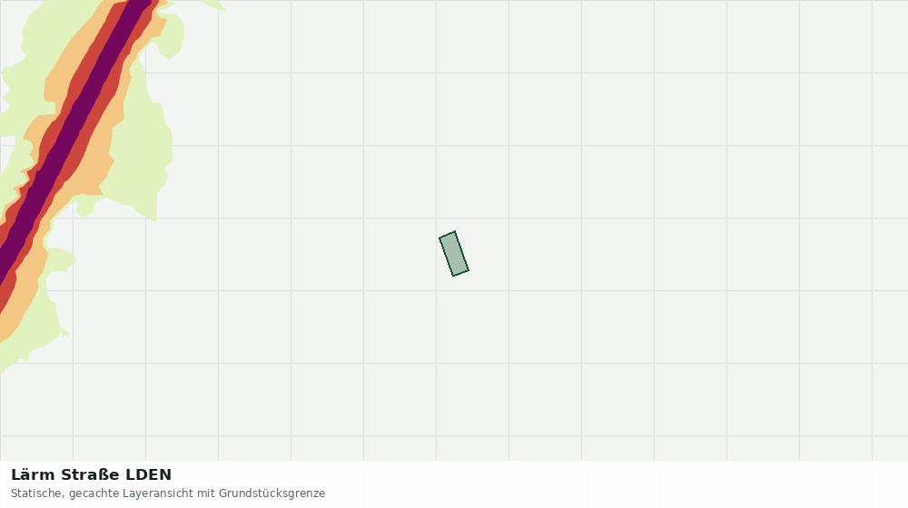 Statische Kartenansicht: Lärm Straße LDEN