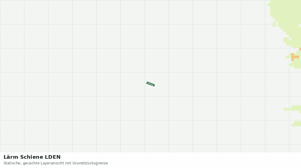 Statische Kartenansicht: Lärm Schiene LDEN
