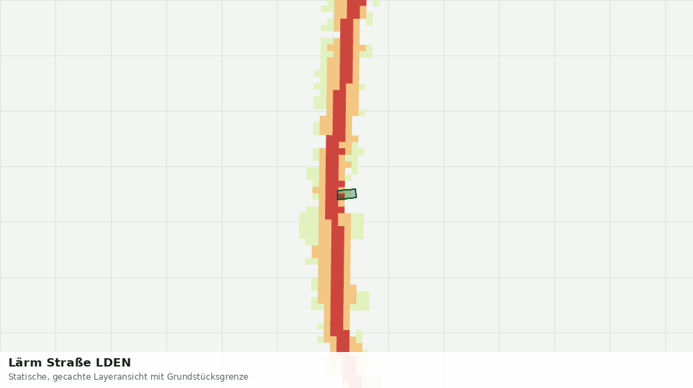 Statische Kartenansicht: Lärm Straße LDEN