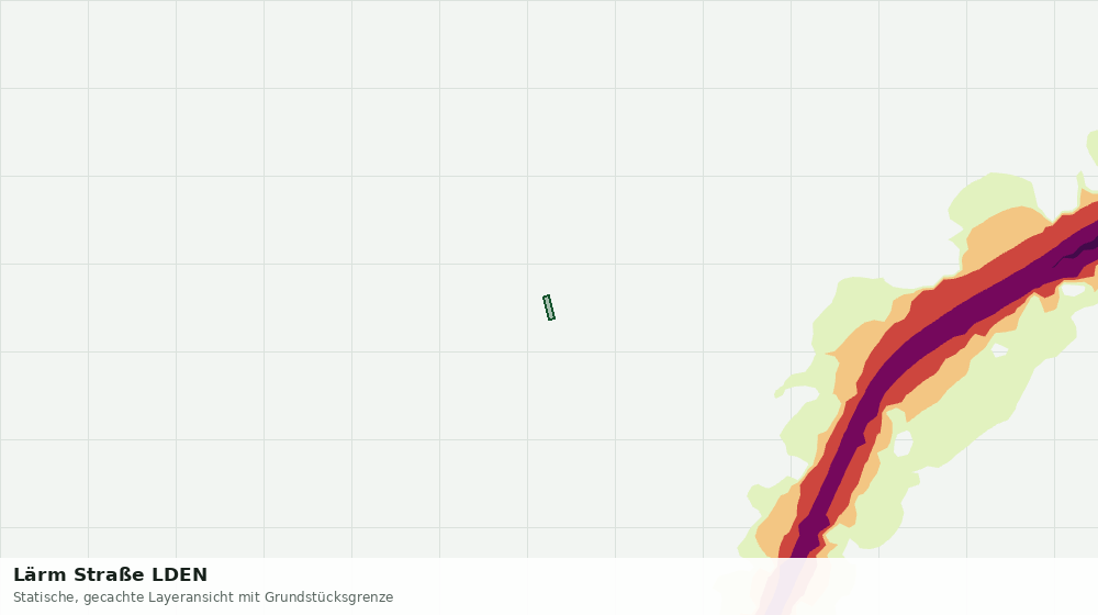 Statische Kartenansicht: Lärm Straße LDEN