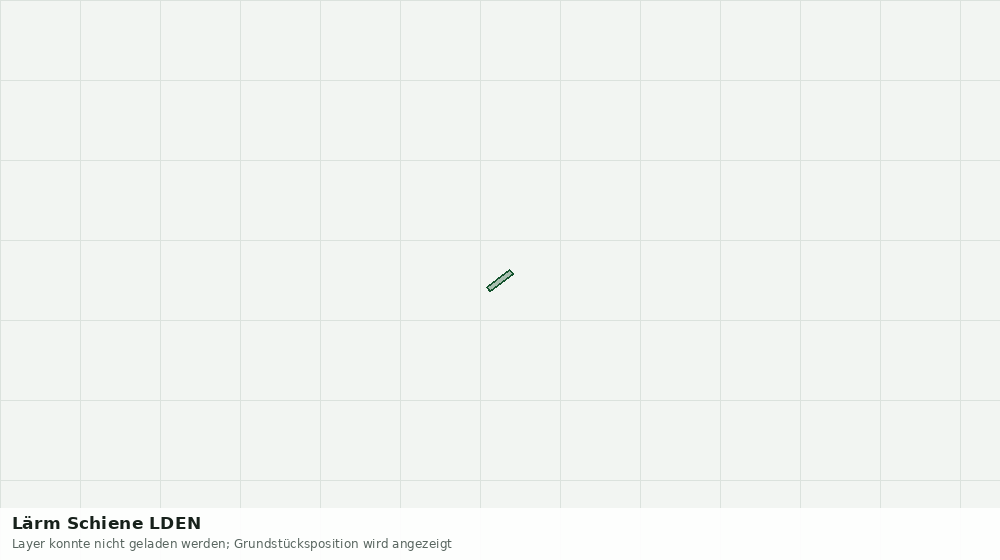 Statische Kartenansicht: Lärm Schiene LDEN