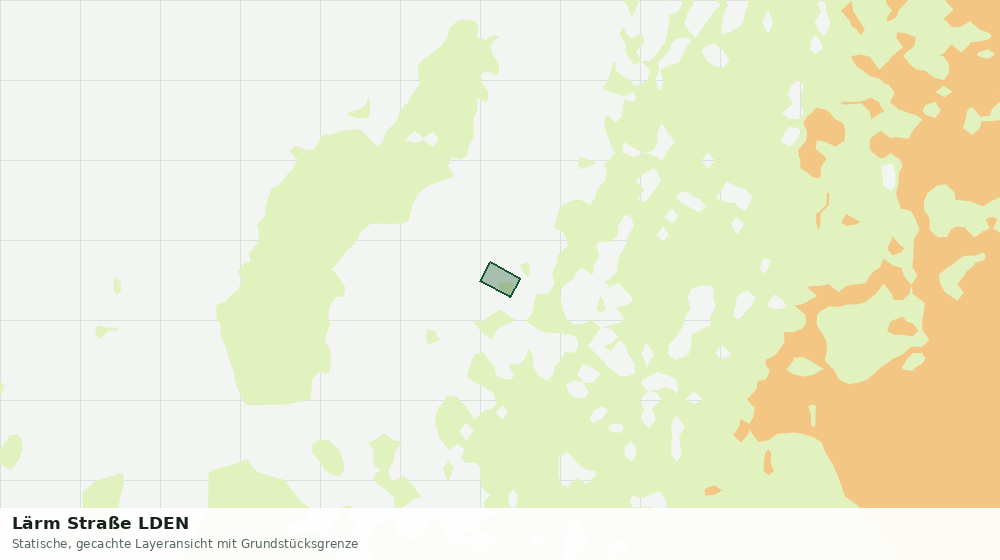 Statische Kartenansicht: Lärm Straße LDEN