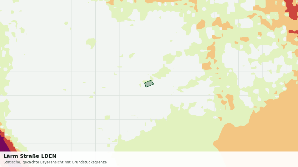 Statische Kartenansicht: Lärm Straße LDEN