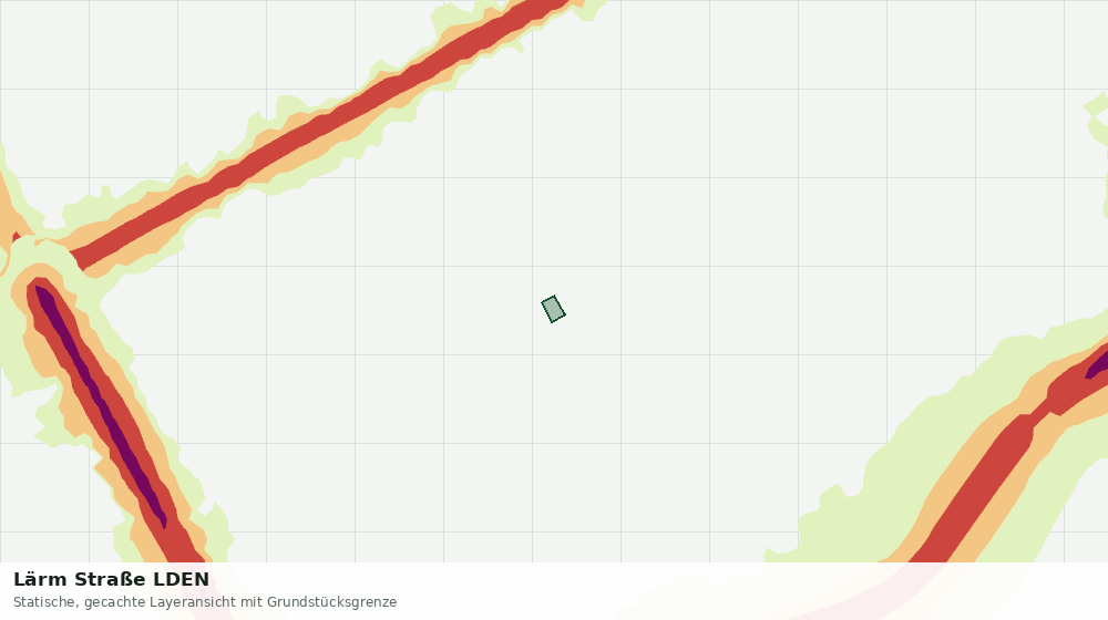 Statische Kartenansicht: Lärm Straße LDEN