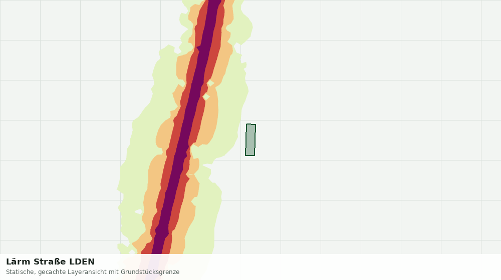 Statische Kartenansicht: Lärm Straße LDEN